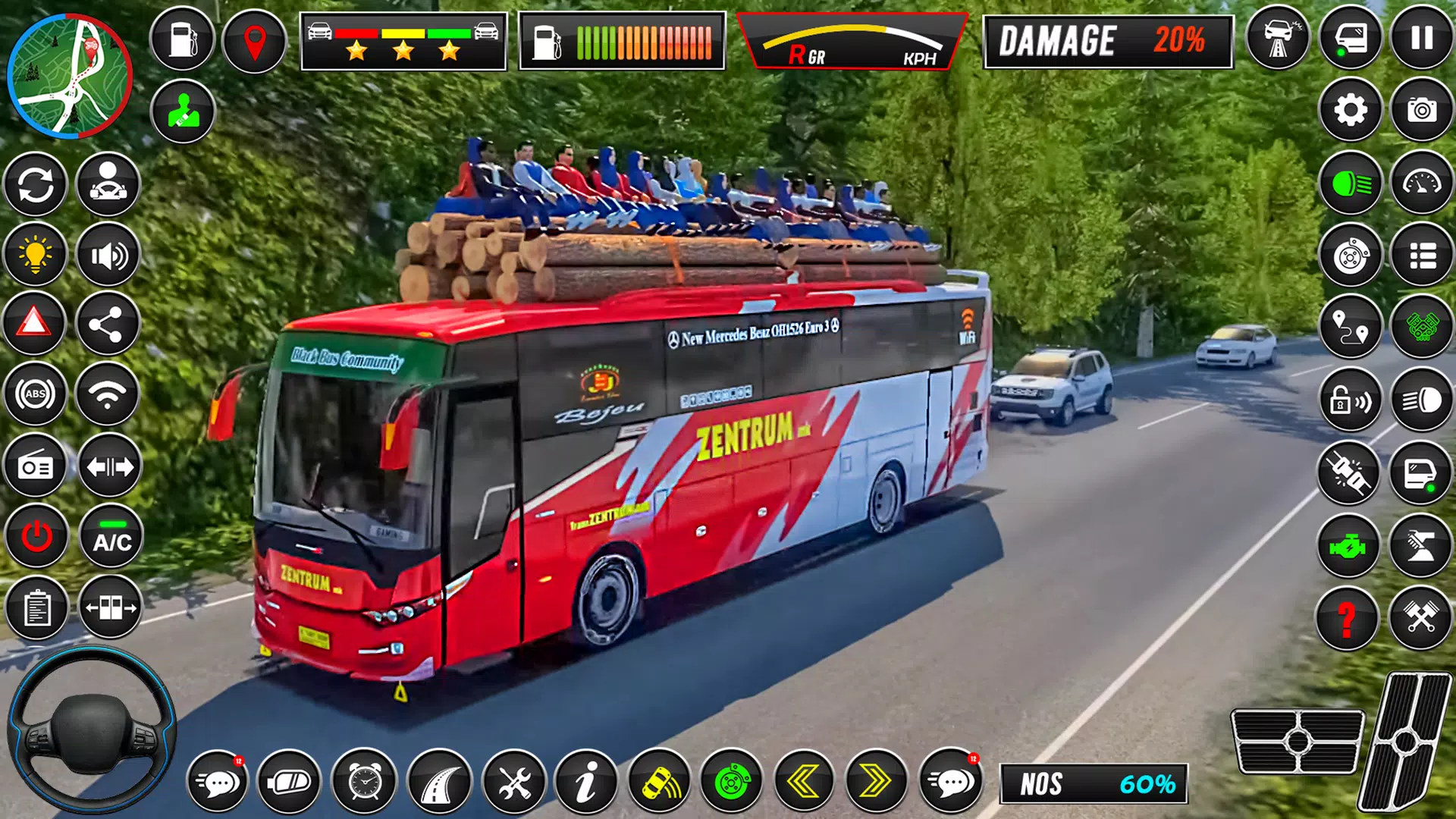 Offroad Bus Sim Driving Game Screenshot 5