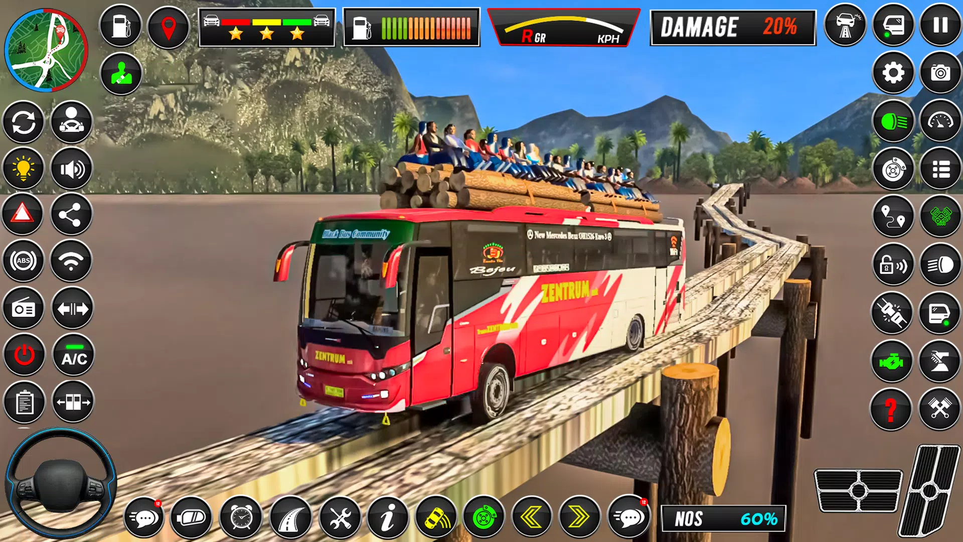 Offroad Bus Sim Driving Game Screenshot 7