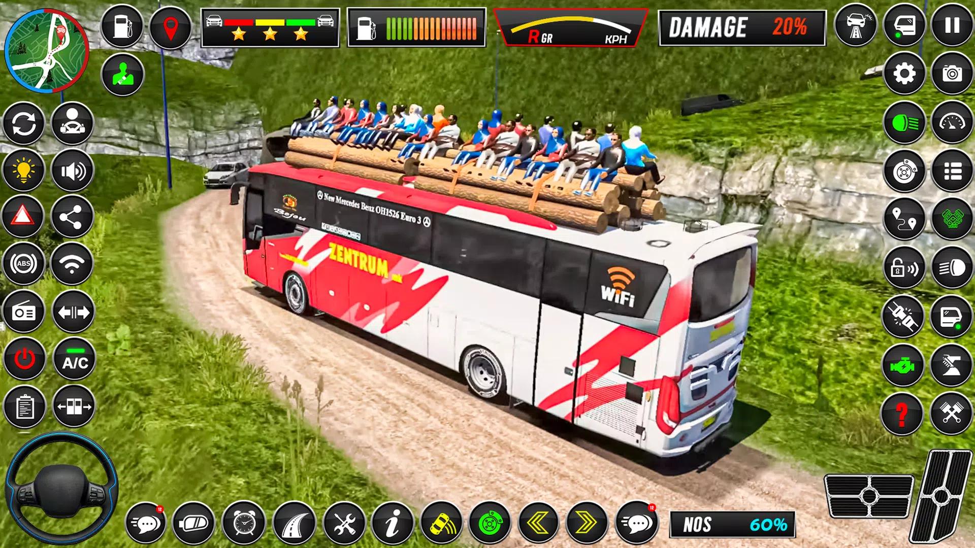Offroad Bus Sim Driving Game Screenshot 4