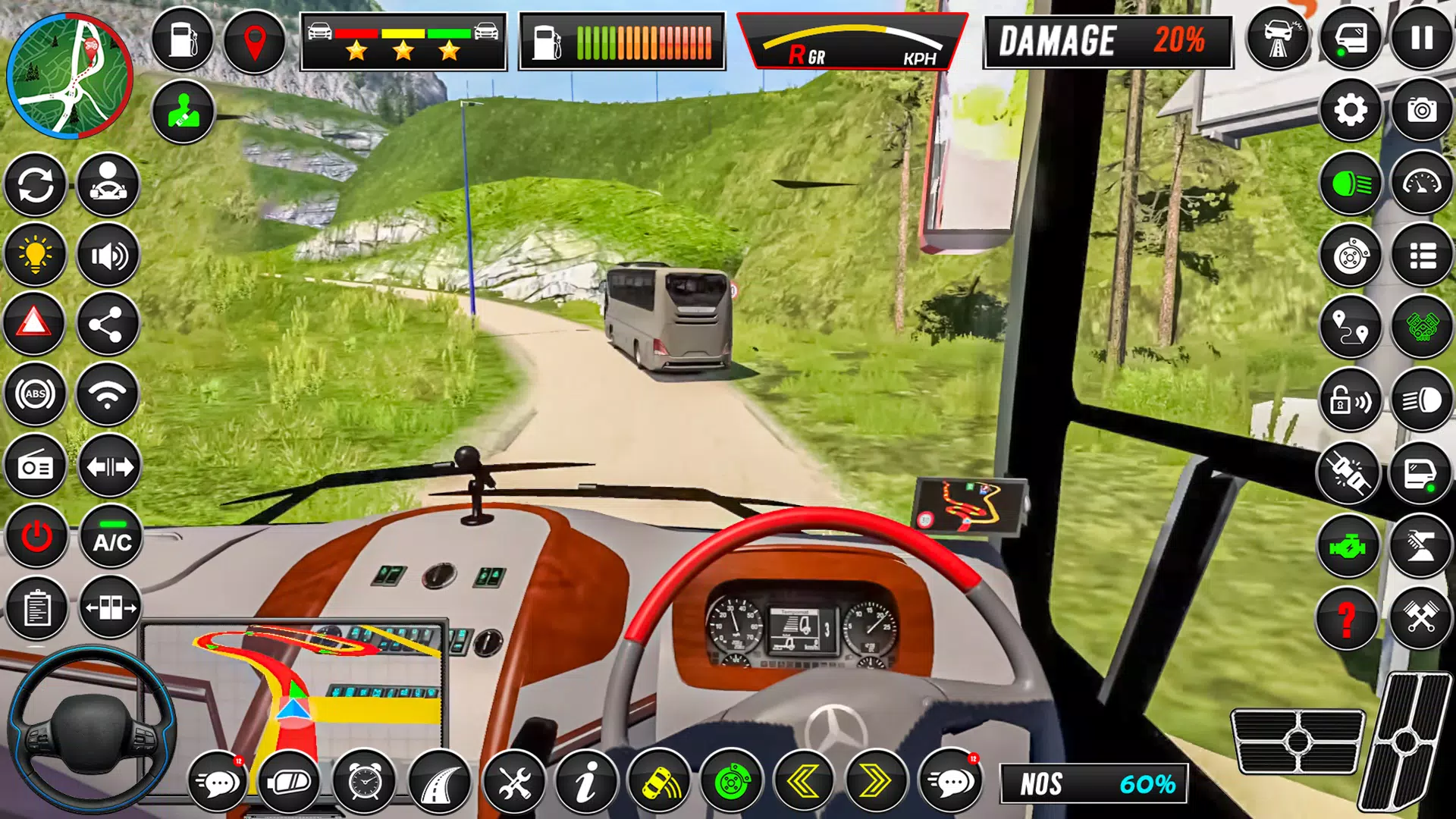 Offroad Bus Sim Driving Game Screenshot 3