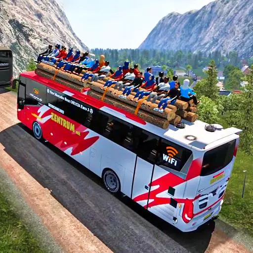 Offroad Bus Sim Driving Game Screenshot 1