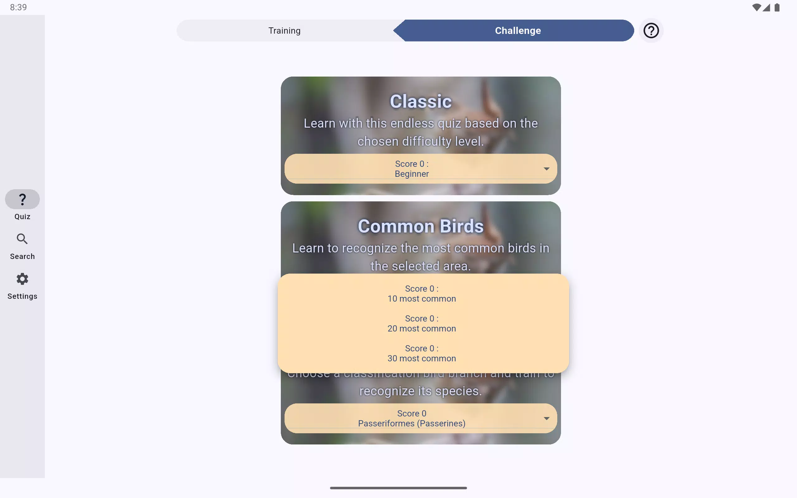 ChirpQuiz Screenshot 7