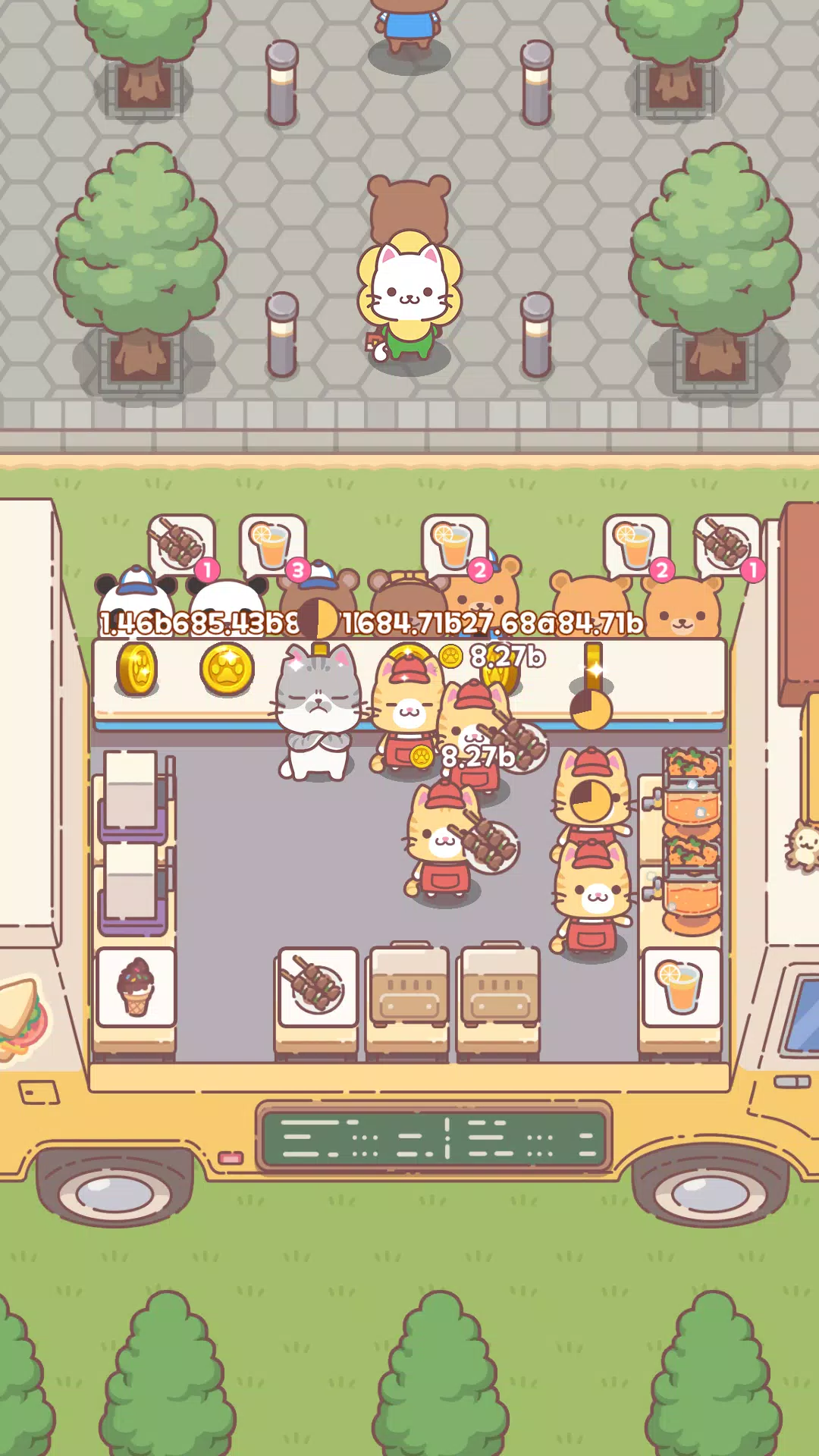Idle Food Cafe Screenshot 2 