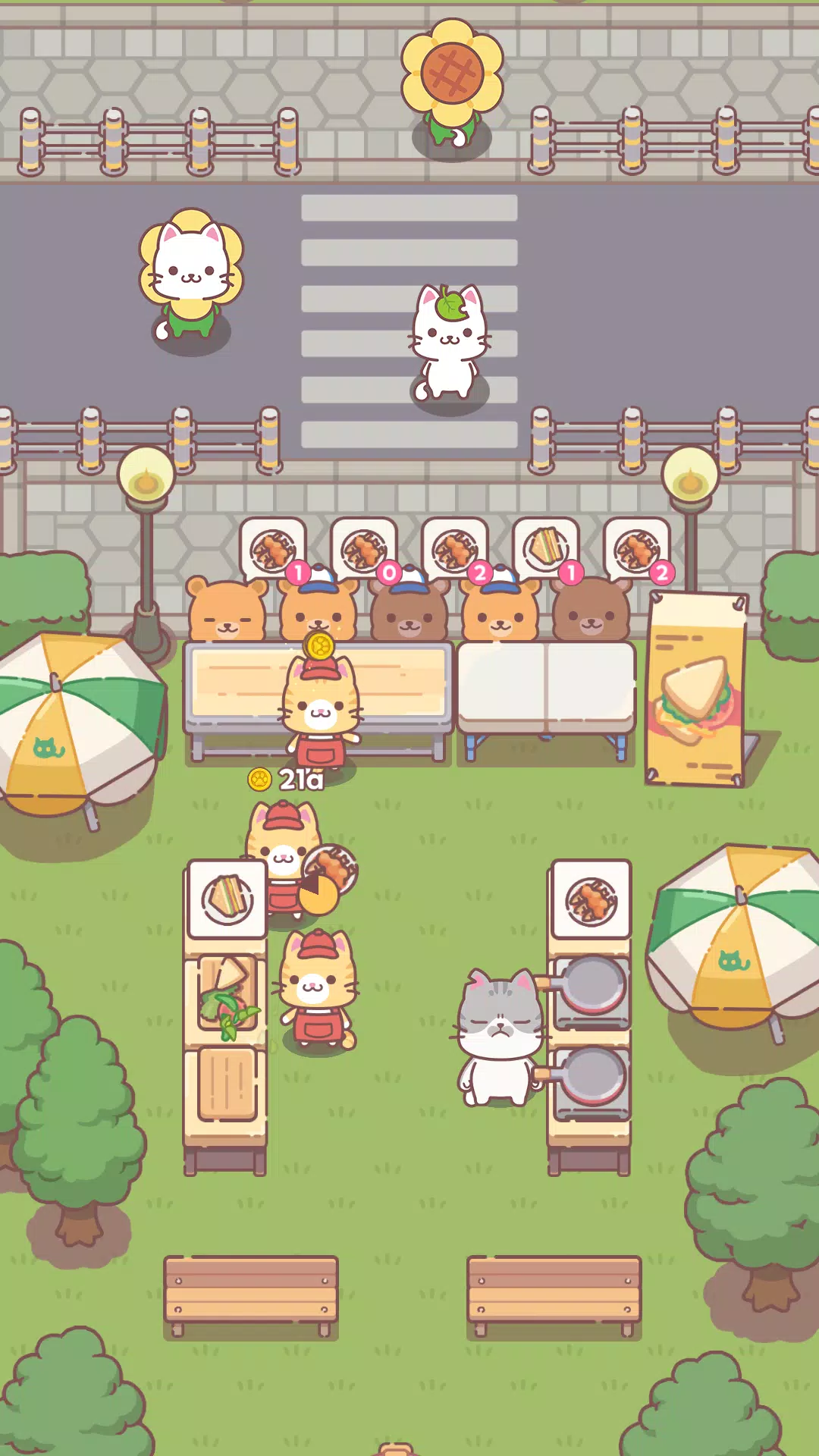 Idle Food Cafe Screenshot 1 
