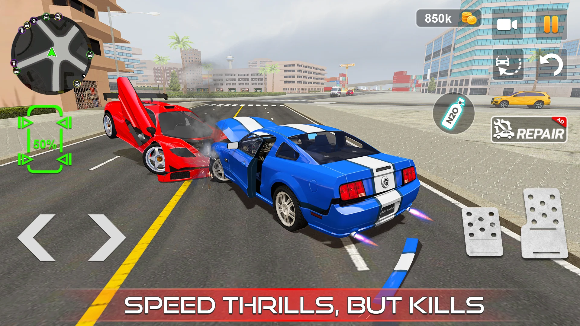 Car Crash Games Mega Car Games Screenshot 1 