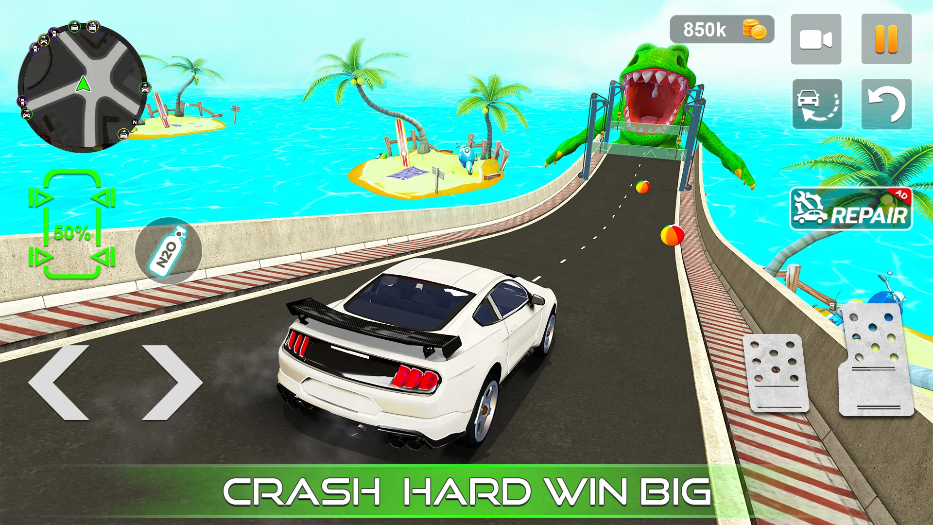 Car Crash Games Mega Car Games Screenshot 2 