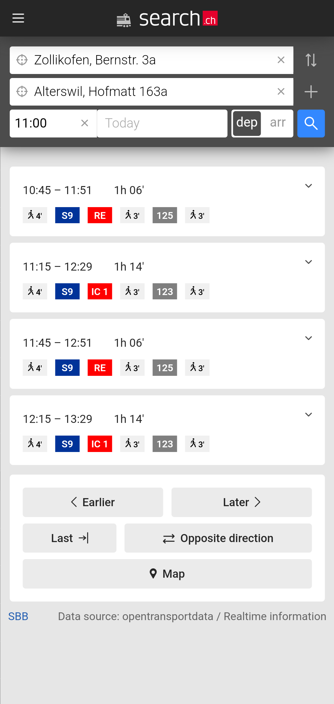 search.ch Screenshot 5 