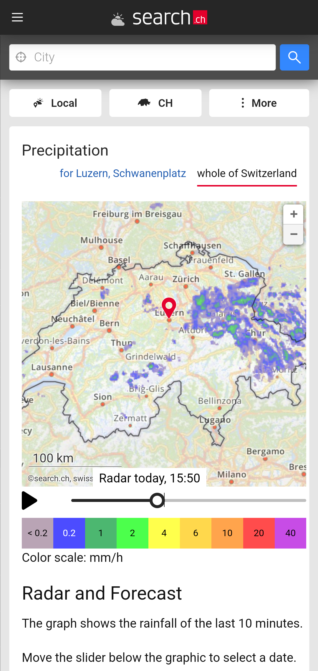 search.ch Screenshot 3 