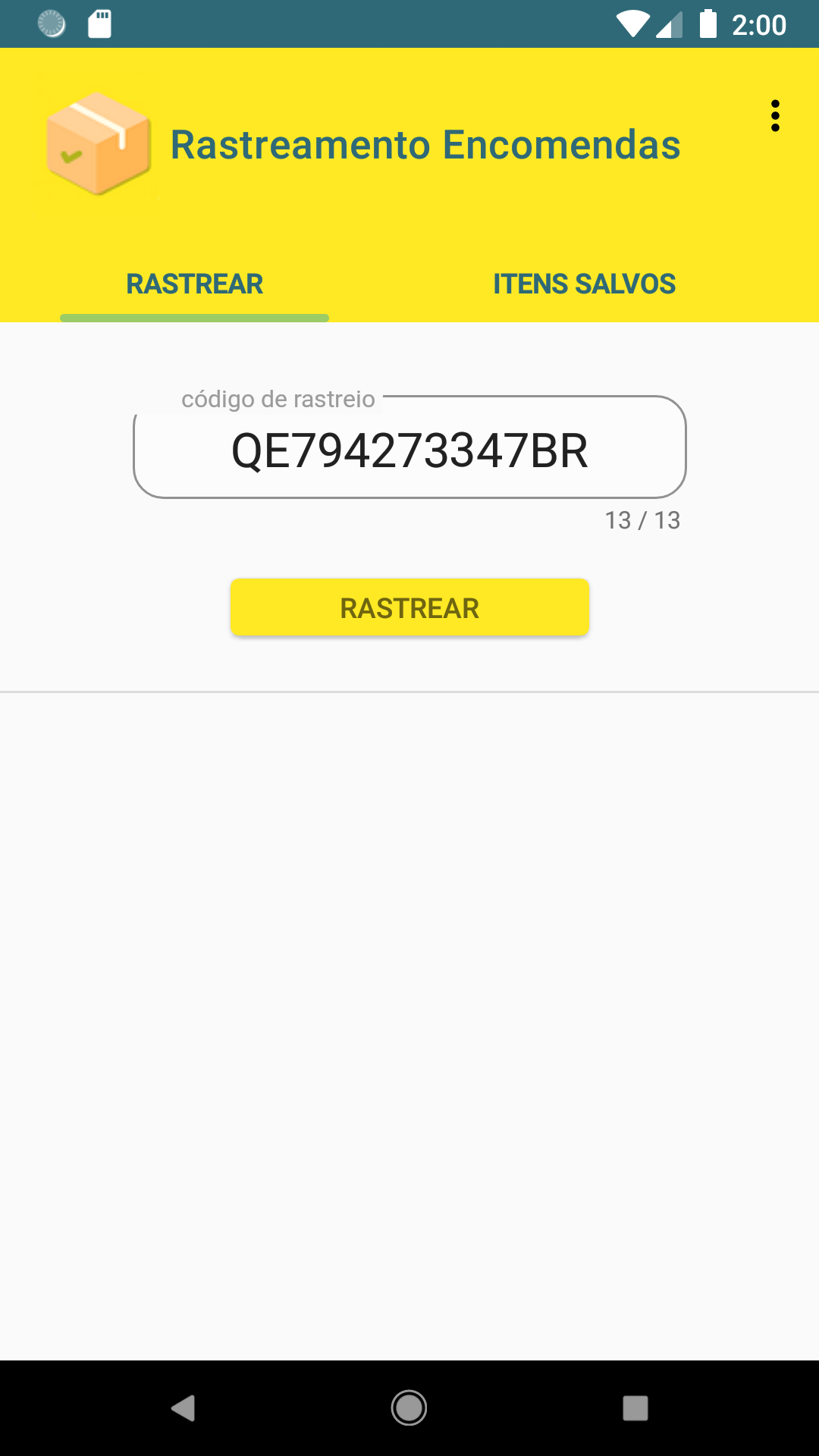 Rastreamento - Encomendas Screenshot 1 