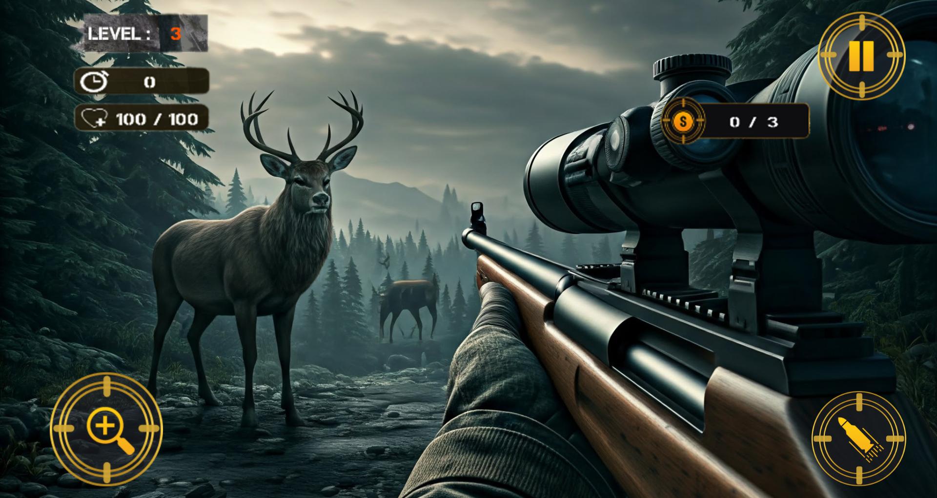 Wild Stag Hunting:Animal Shoot Screenshot 3