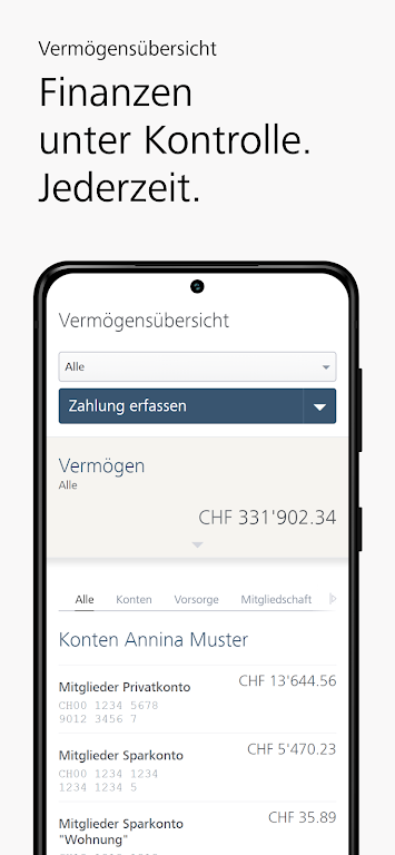 Raiffeisen E-Banking Screenshot 3 