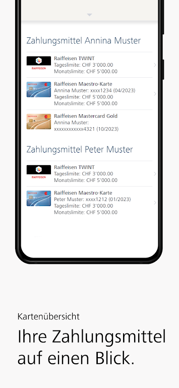 Raiffeisen E-Banking Screenshot 4 