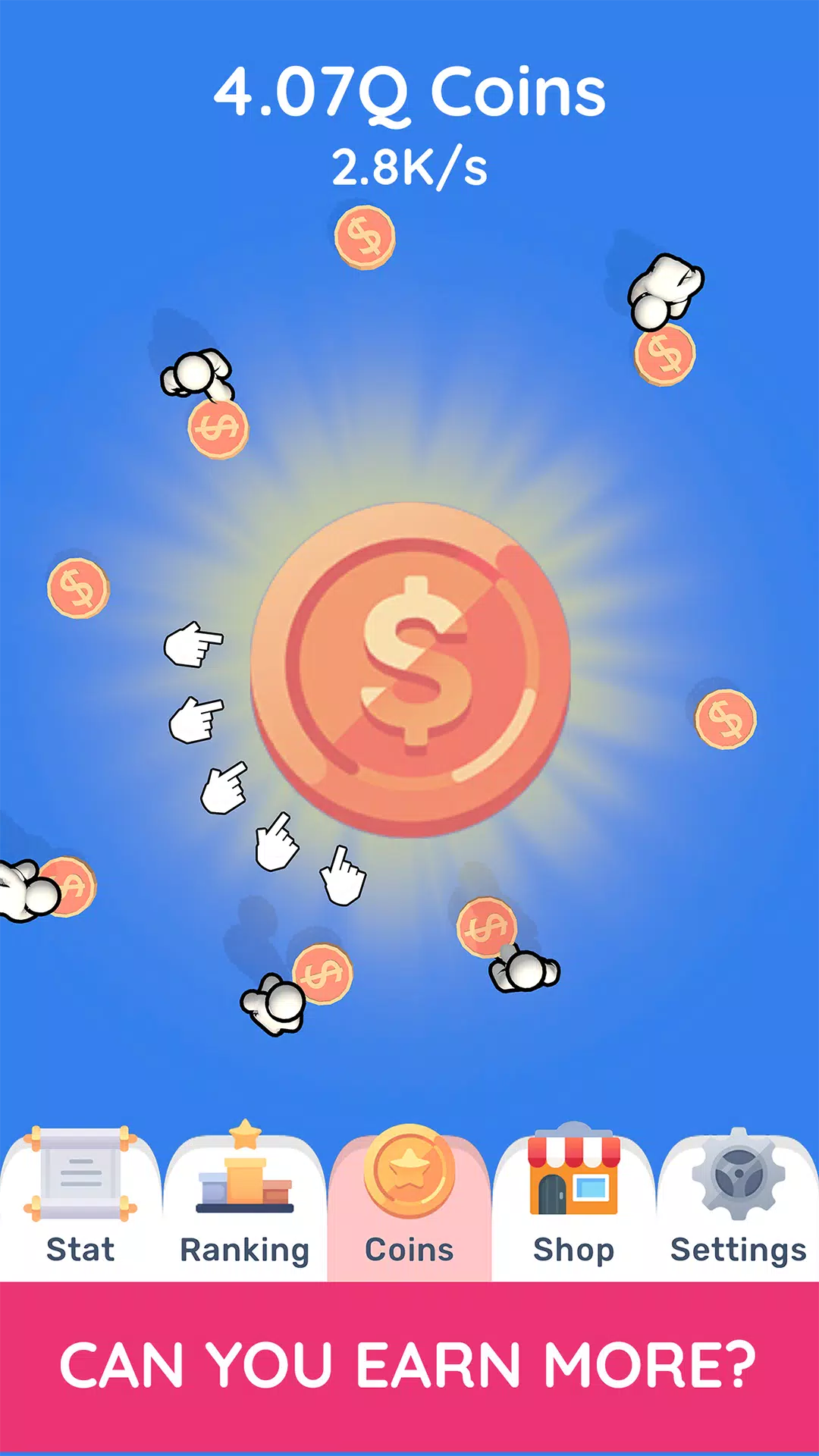 Idle Coins Clicker Screenshot 1 