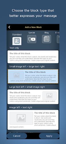 Website Builder for Android Screenshot 7 
