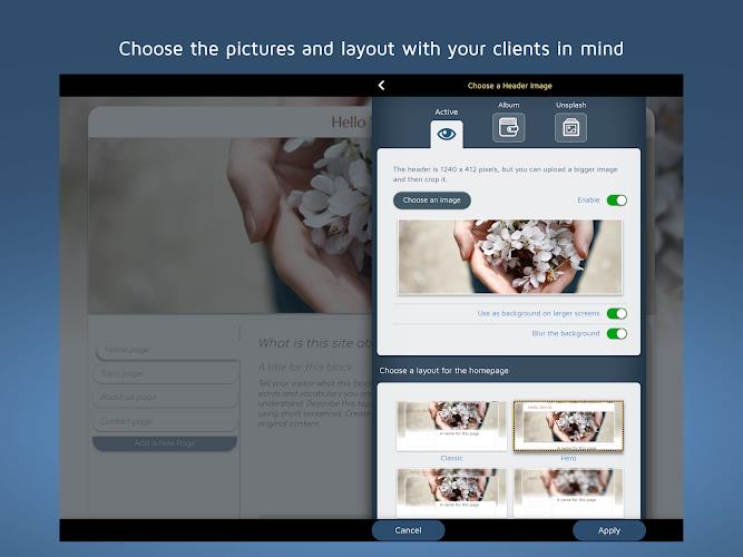 Website Builder for Android Screenshot 11 