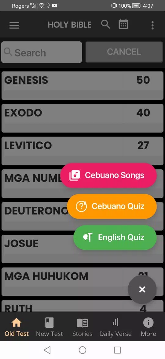 Cebuano Bible Screenshot 2