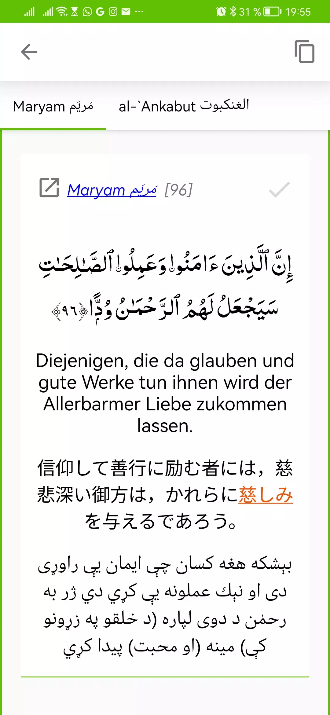 Quran Search Screenshot 7