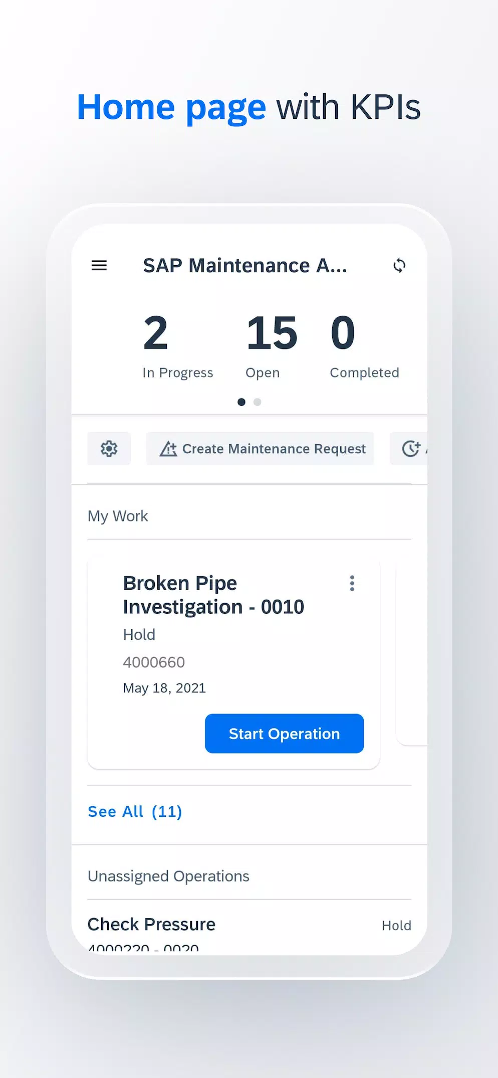 SAP Maintenance Assistant Screenshot 1 