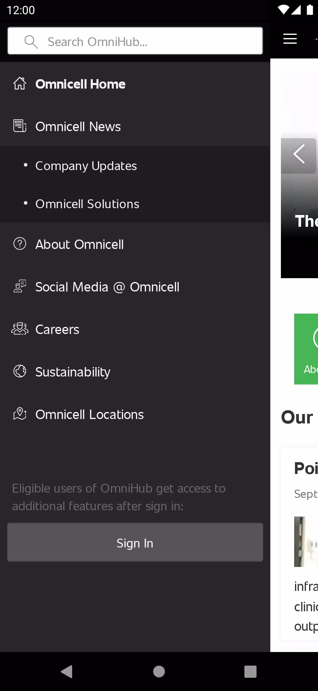 Omnicell OmniHub Screenshot 2 