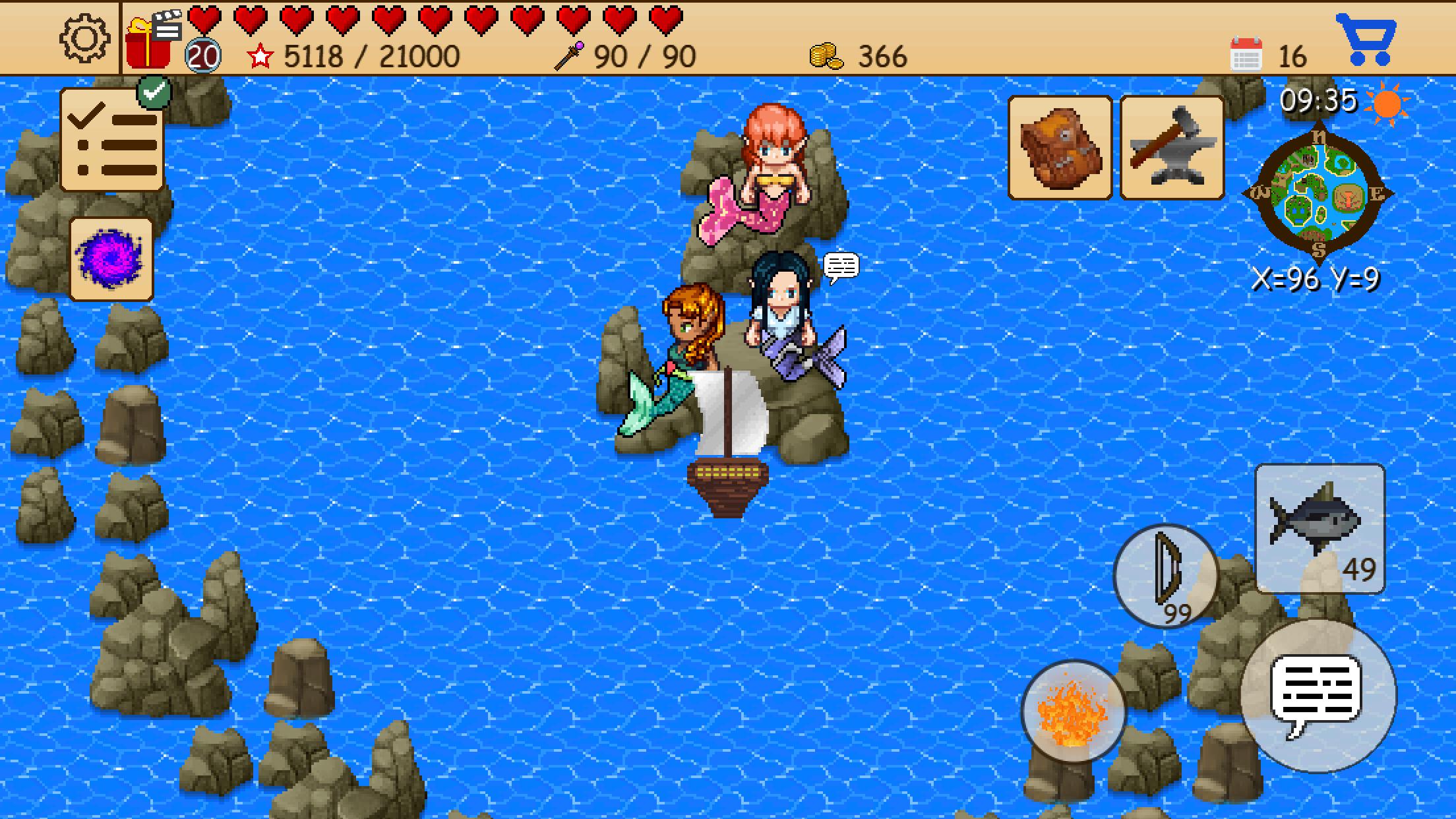 Survival RPG: Pirate Adventure Screenshot 1 