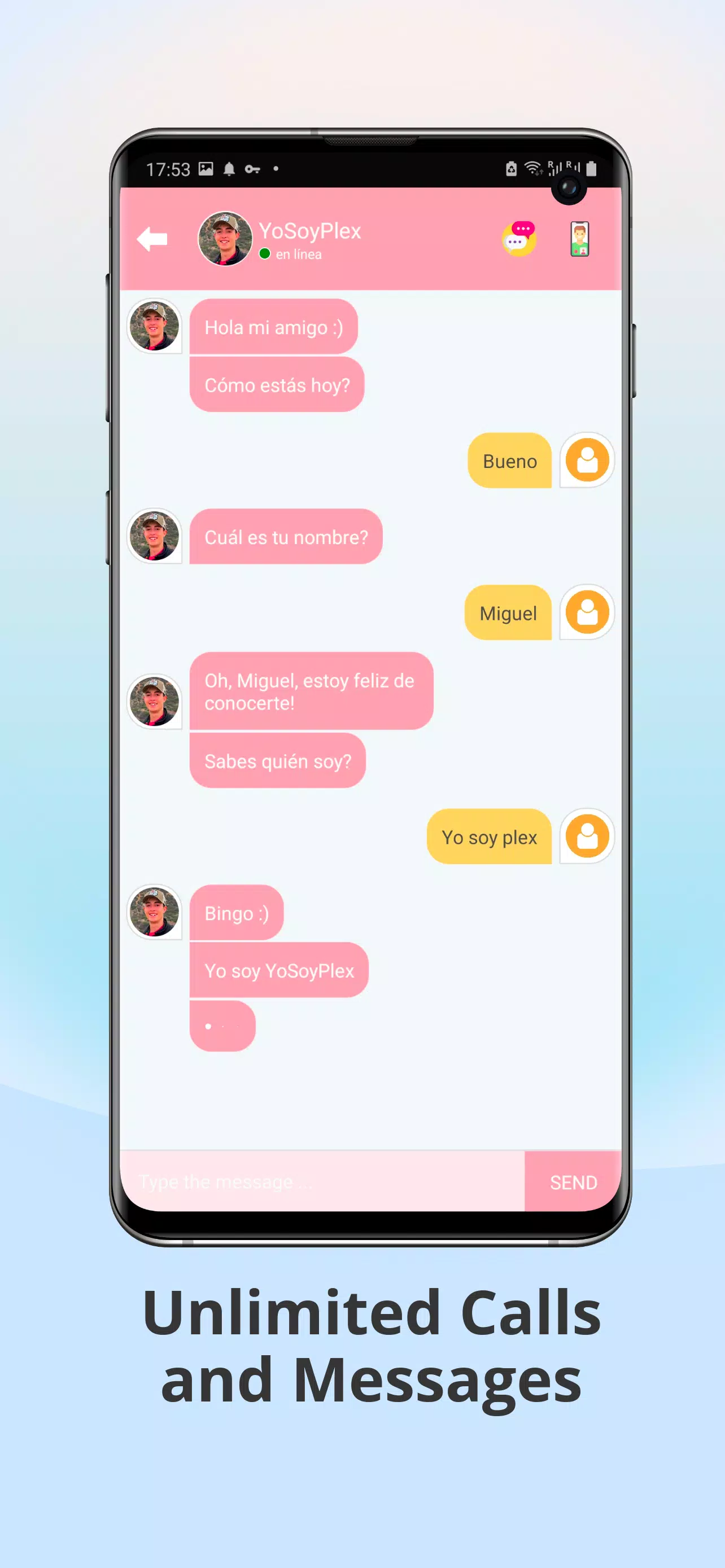 YoSoyPlex Video Call and chat Screenshot 2