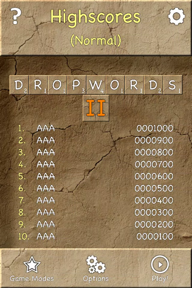 Dropwords 2 Screenshot 1