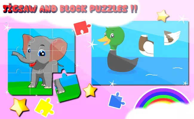 Kids Jigsaw Puzzle Paw Animals Screenshot 6
