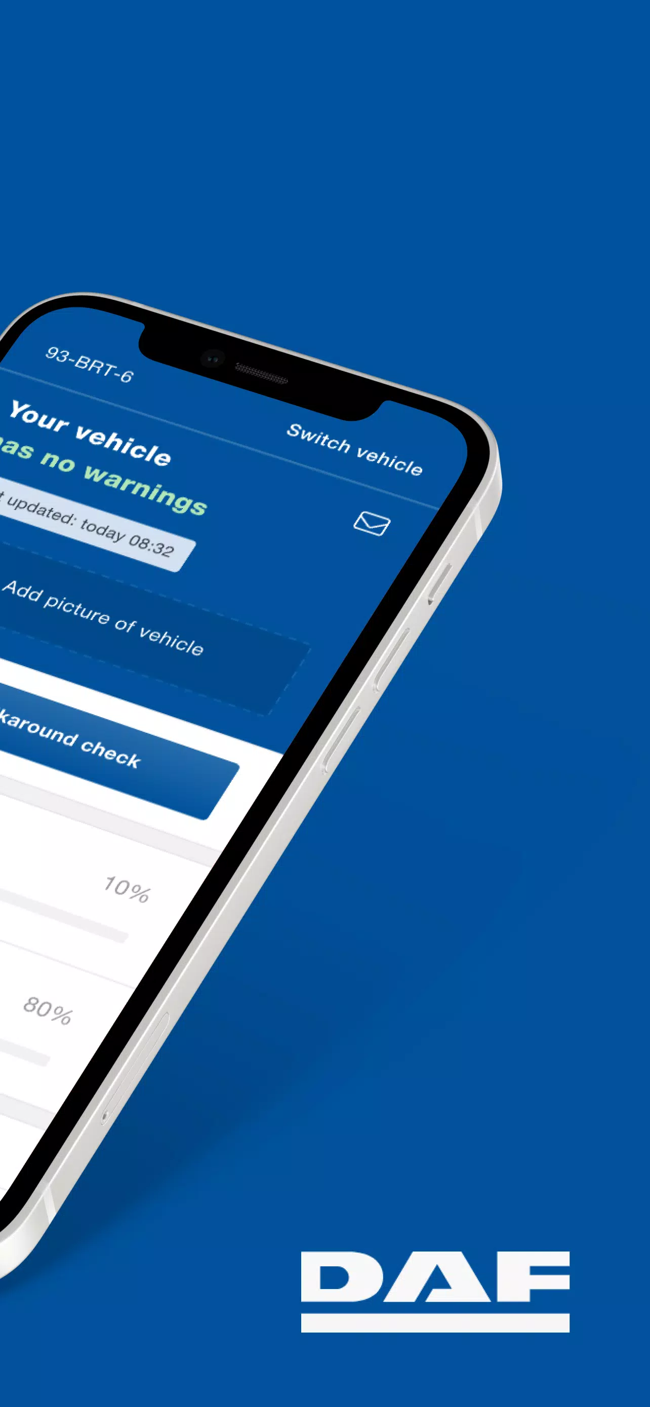 DAF Driver App Screenshot 2