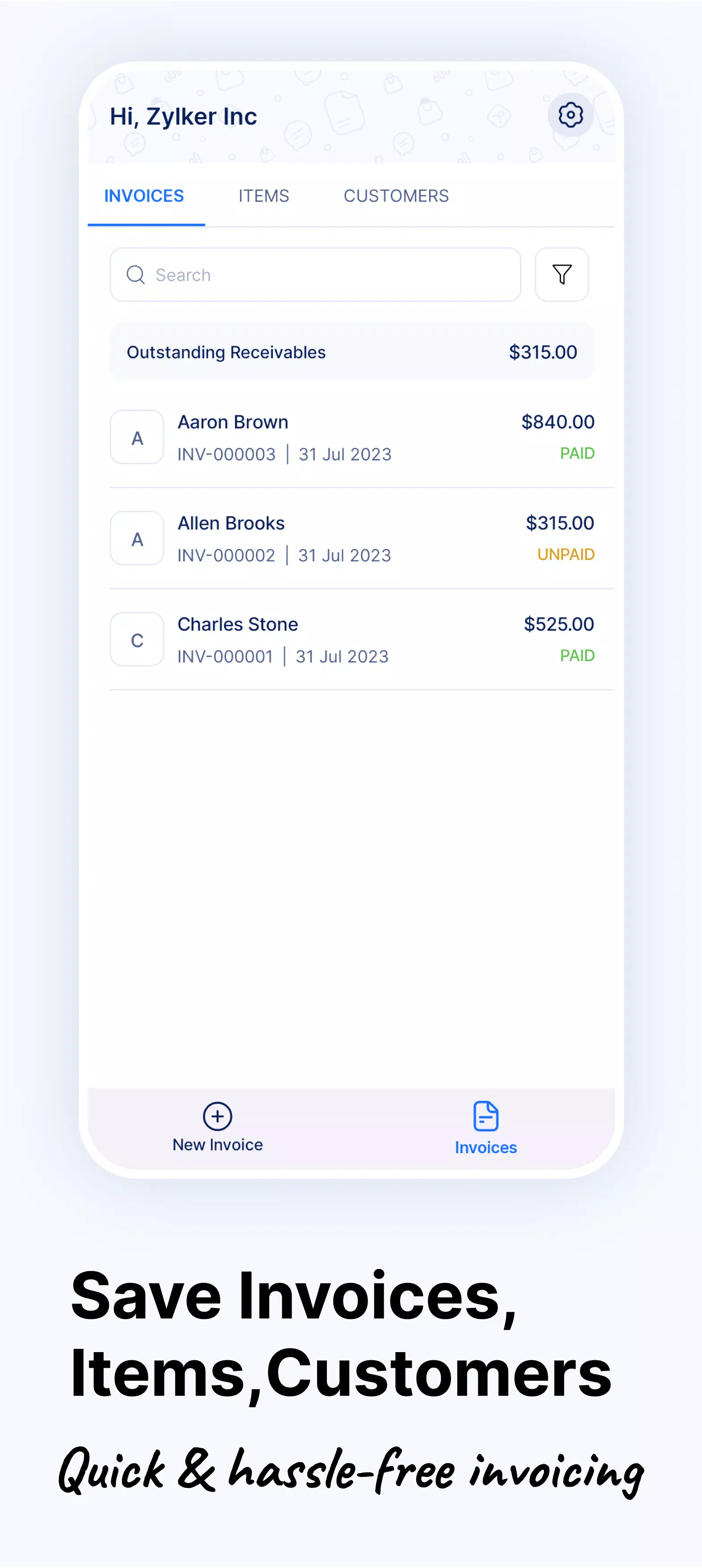 Invoice Generator Screenshot 2