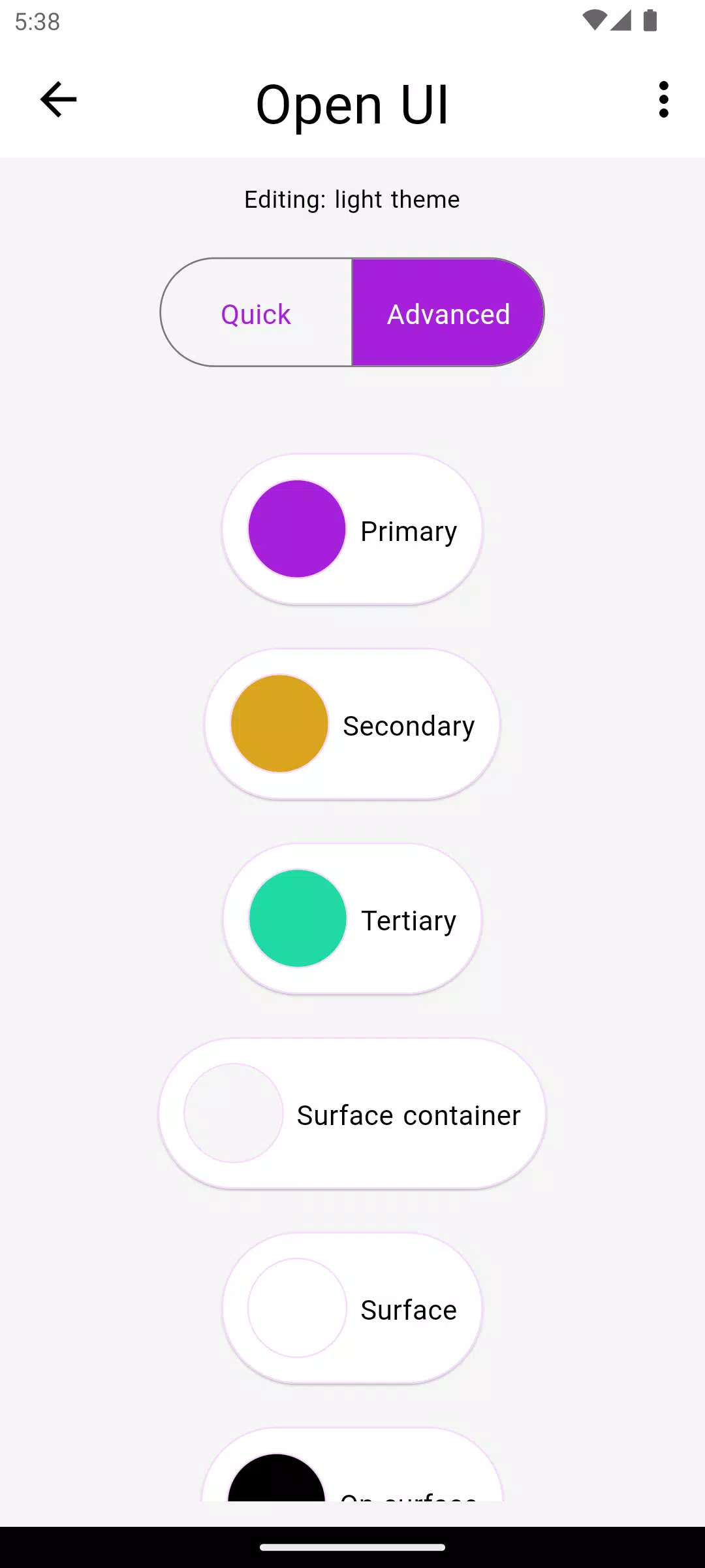 Open UI Screenshot 6