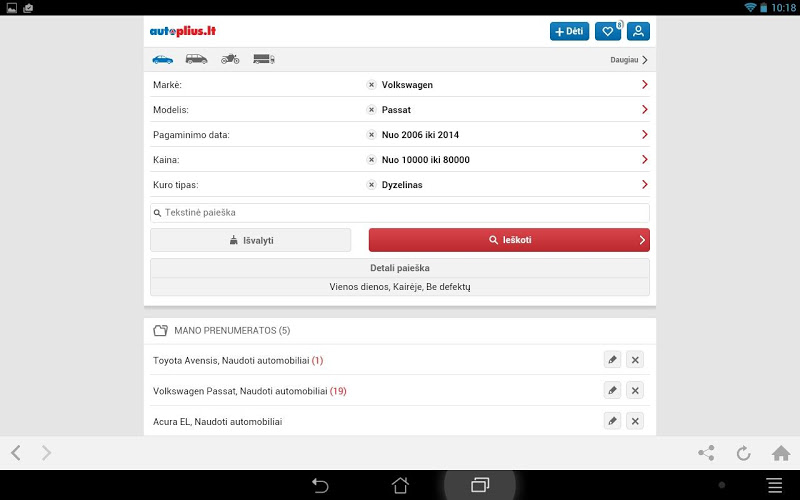 Autoplius.lt Screenshot 11