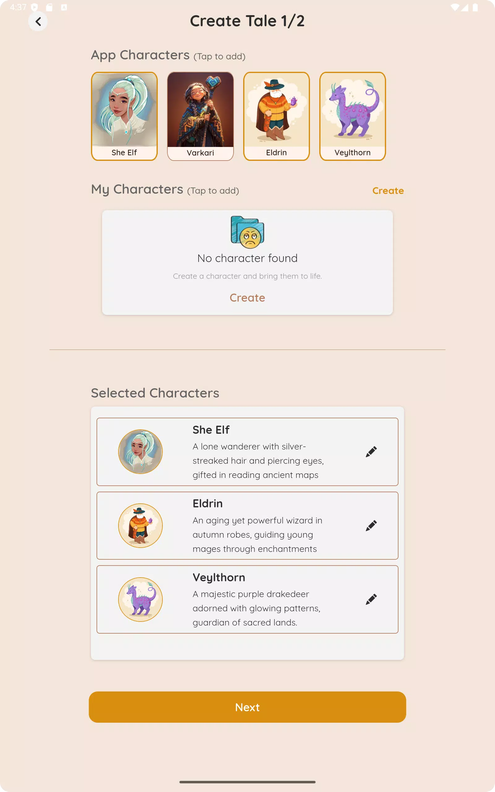 Tales Weaver AI Screenshot 8