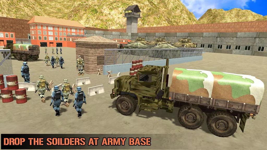 US Army Transporter Truck Game Screenshot 3 