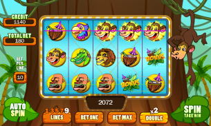 Monkey Slot Machine Mania Free Screenshot 2 