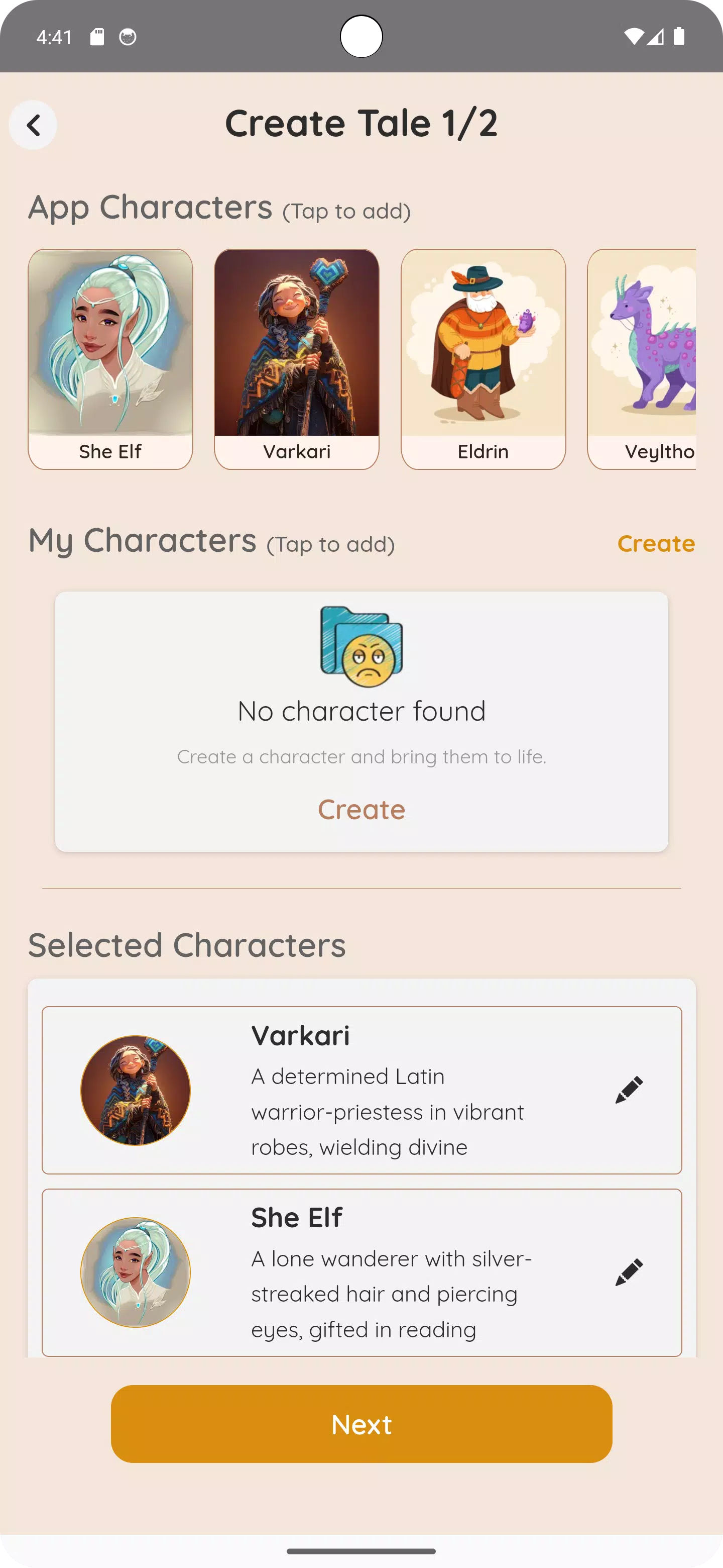 Tales Weaver AI Screenshot 6