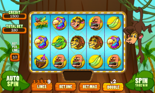 Monkey Slot Machine Mania Free Screenshot 1 