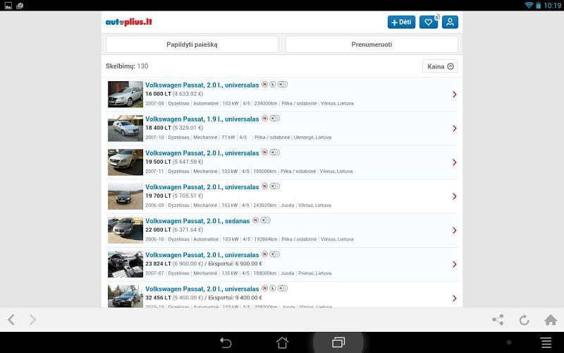 Autoplius.lt Screenshot 12