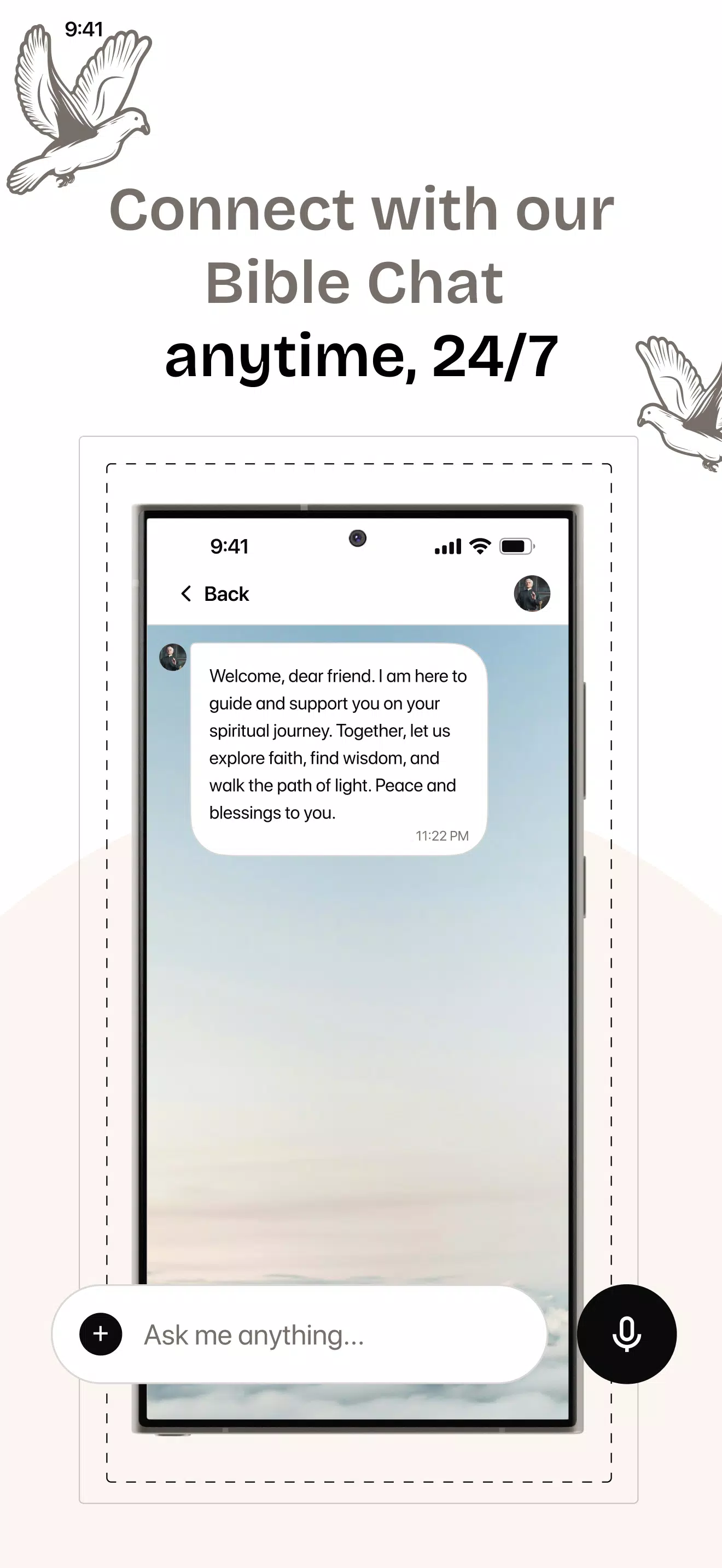 Holy Wisdom: Bible Chat Screenshot 1 
