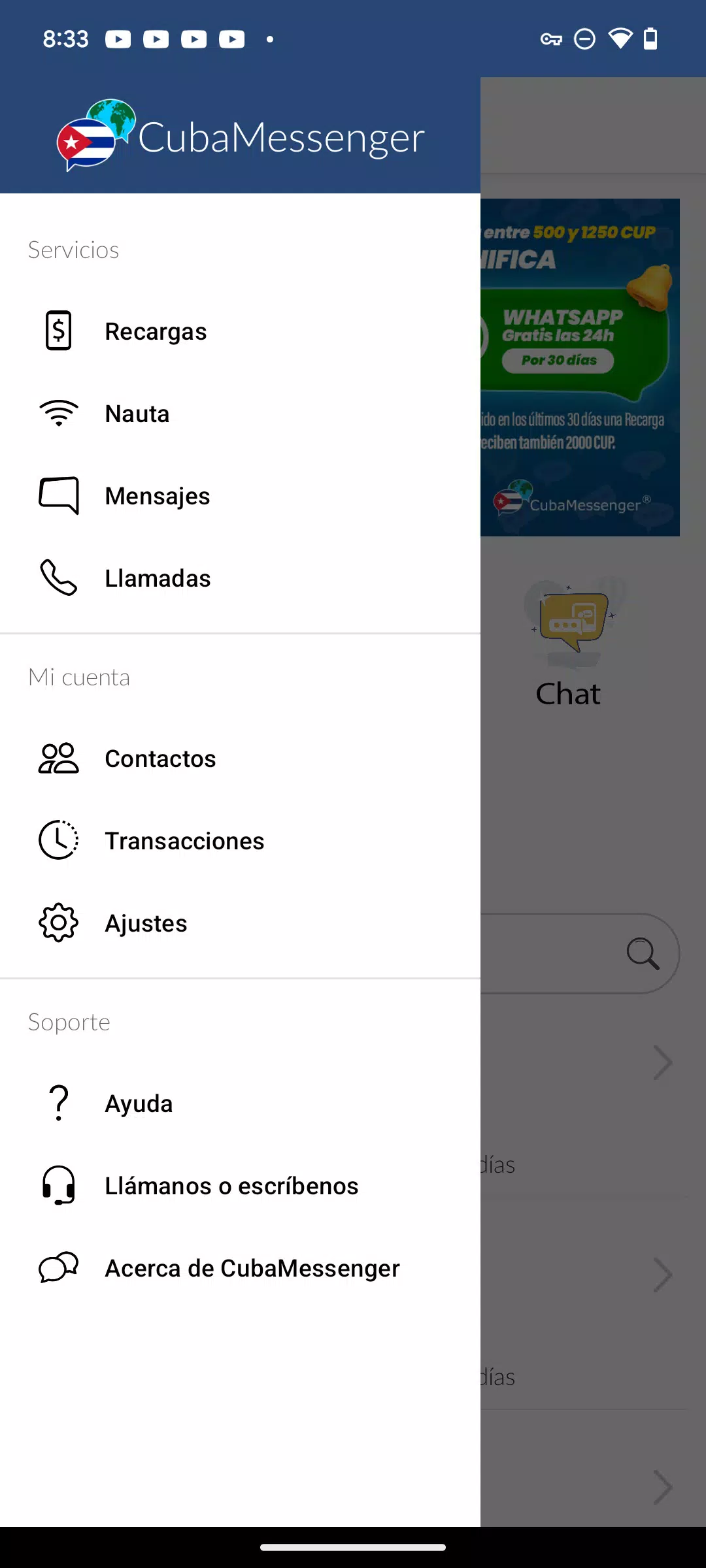 CubaMessenger Screenshot 2 