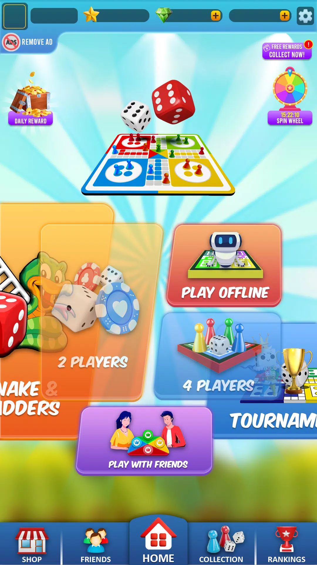 Telligent Ludo-Rivals Match Screenshot 1