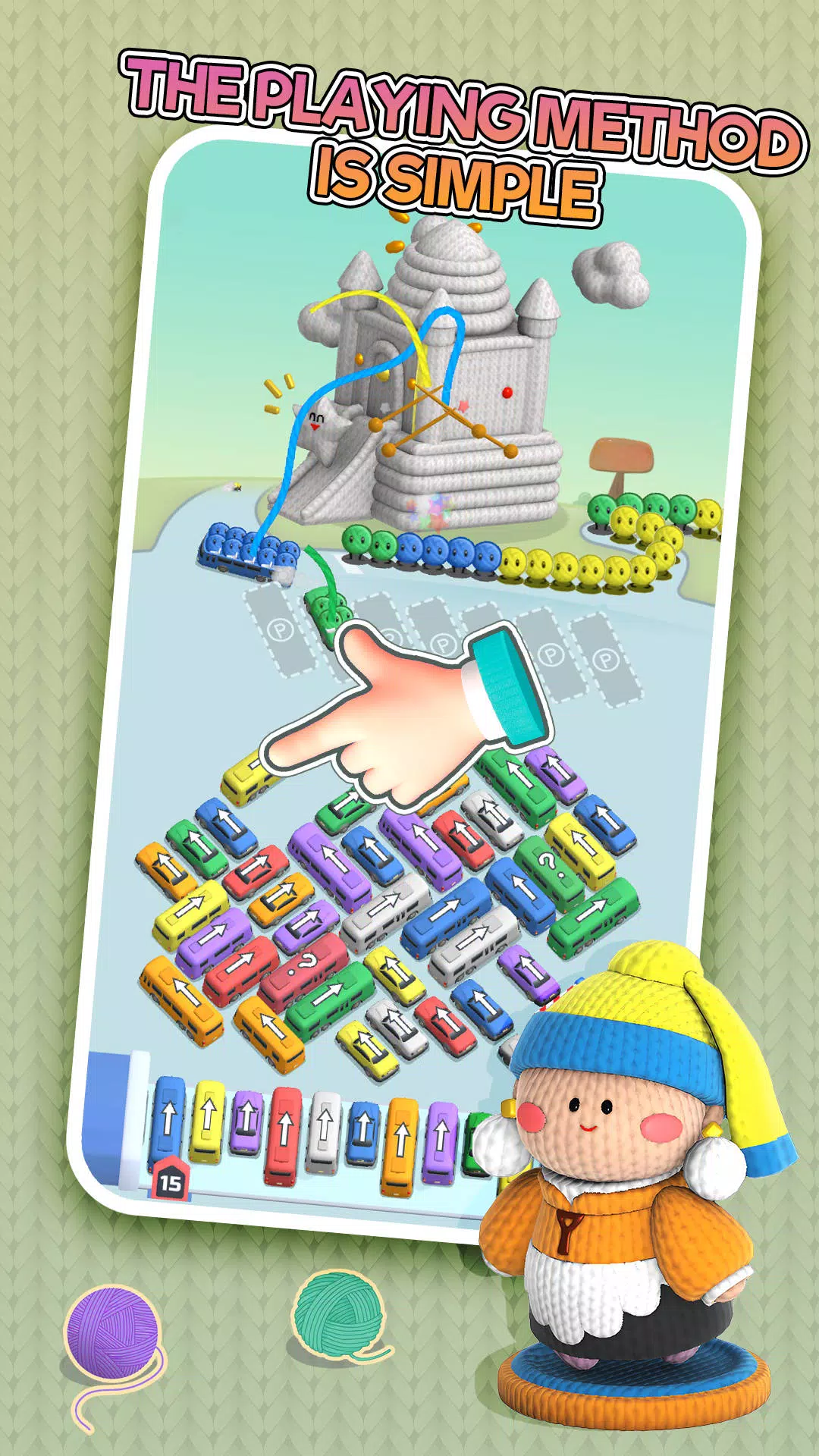 Traffic Jam - Yarn Craft Screenshot 2