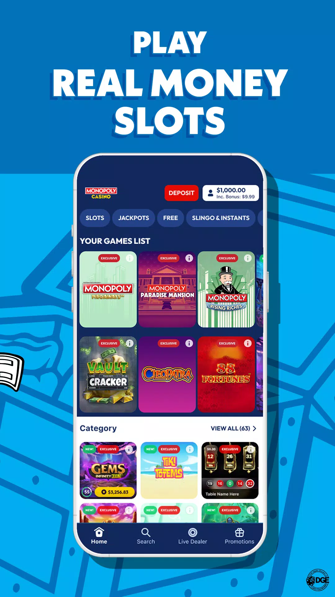 MONOPOLY Casino Screenshot 2