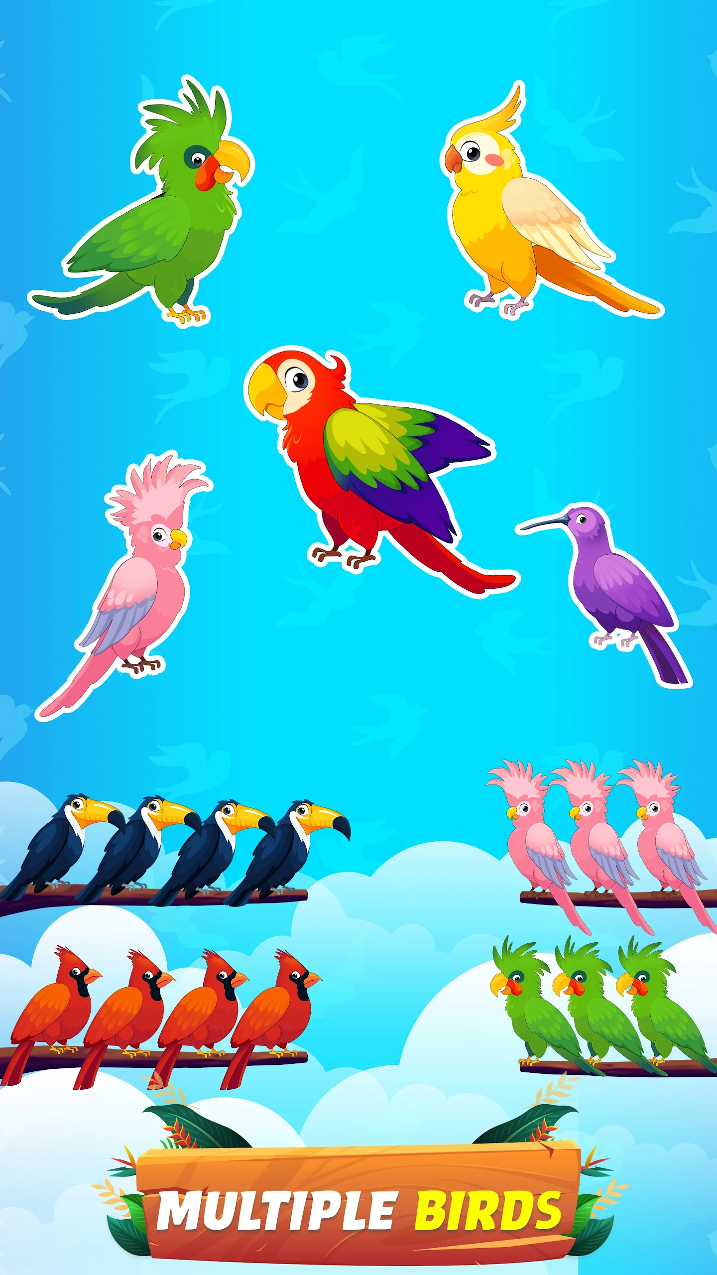Bird Sort - Color Birds Game Screenshot 17