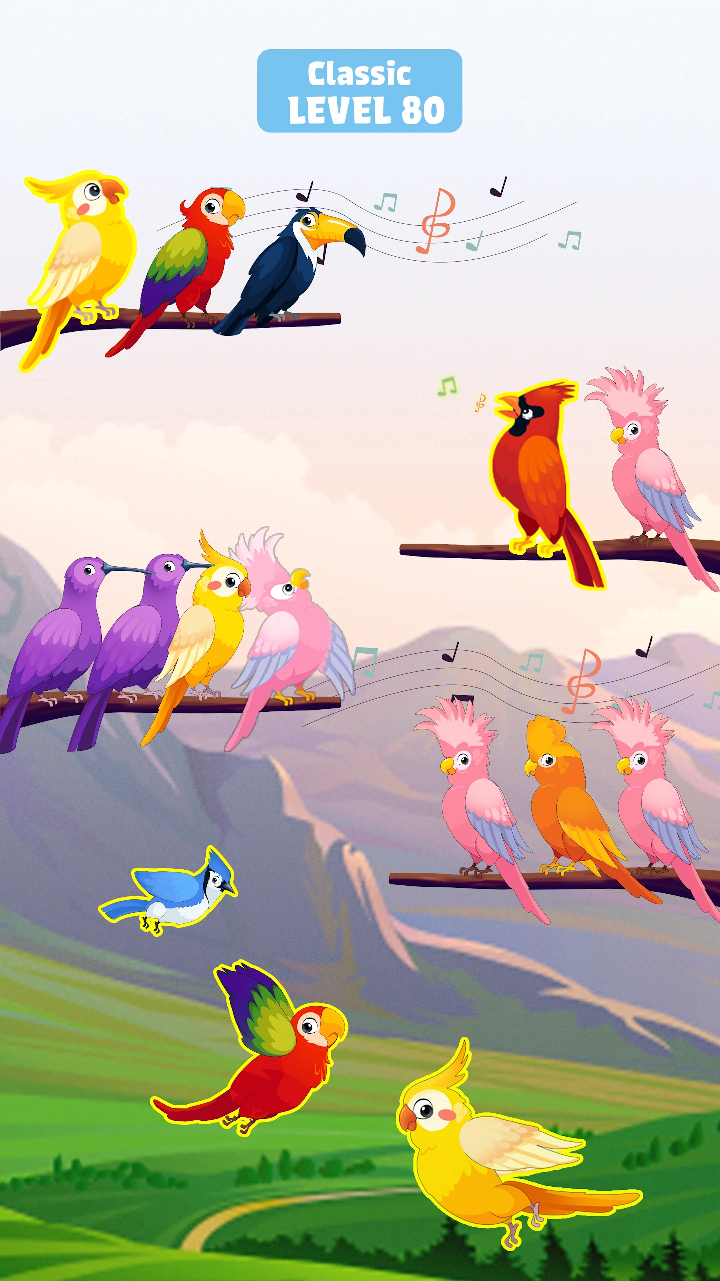 Bird Sort - Color Birds Game Screenshot 23