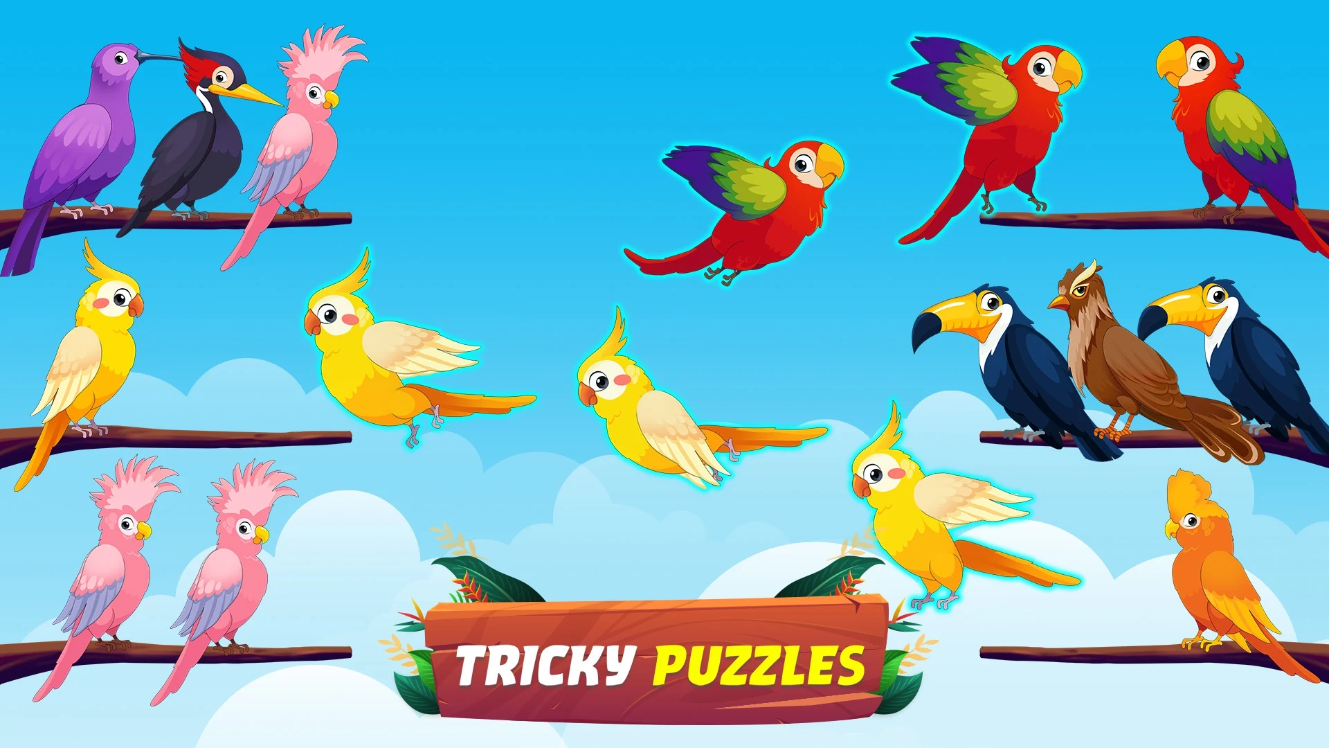 Bird Sort - Color Birds Game Screenshot 6