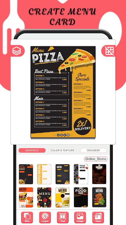 Menu Maker Screenshot 2