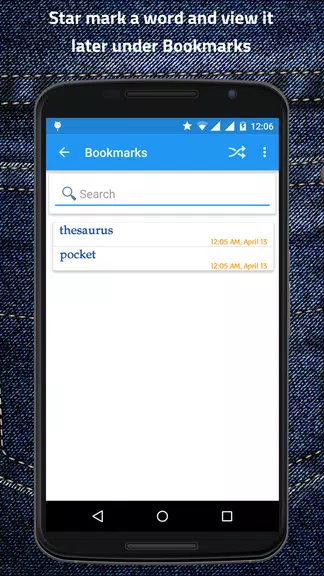 Pocket Thesaurus Screenshot 4 