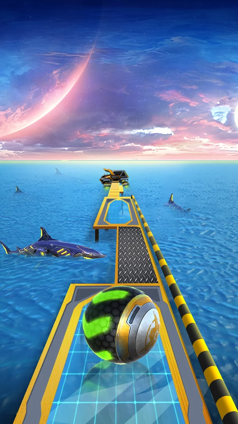 Space Rolling Balls Race Screenshot 3