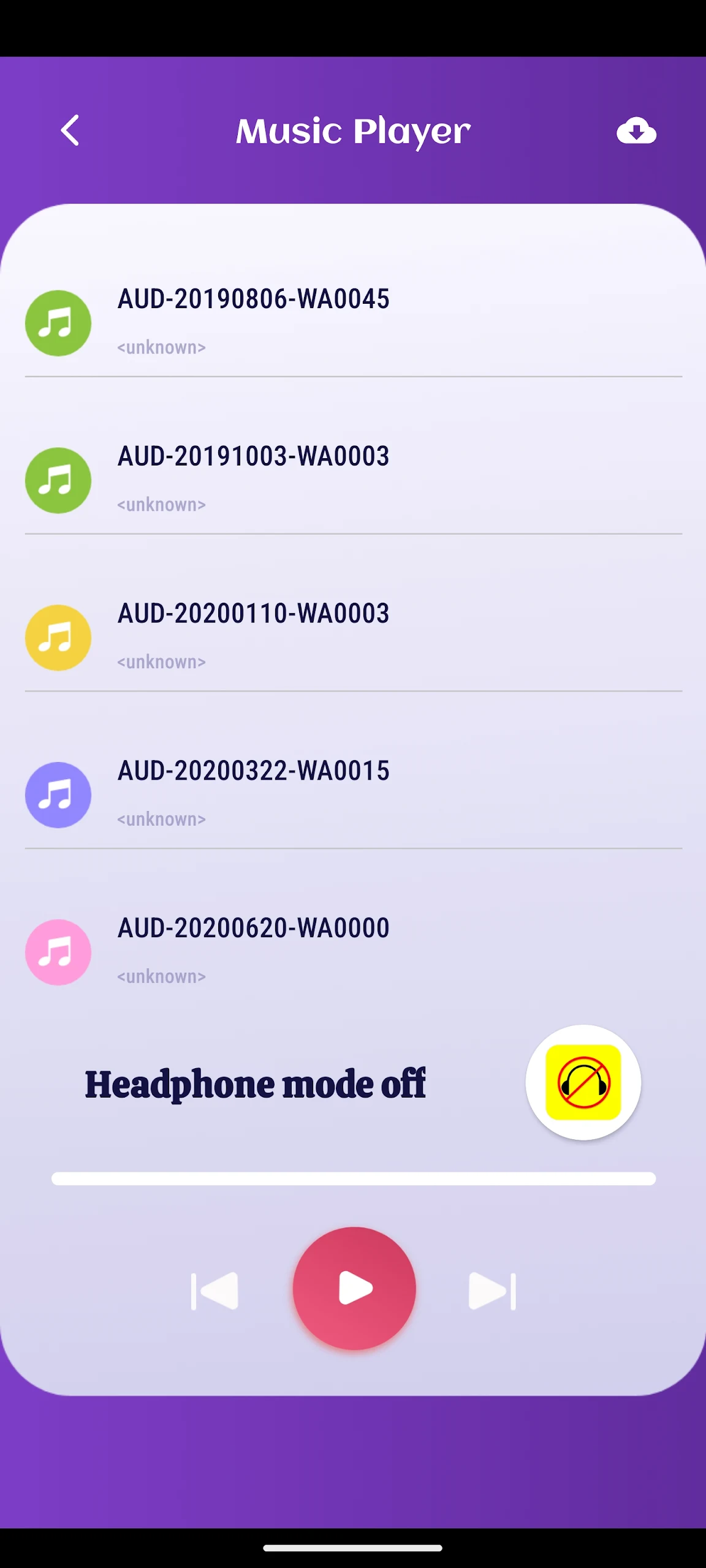 Headphone mode off Screenshot 3 