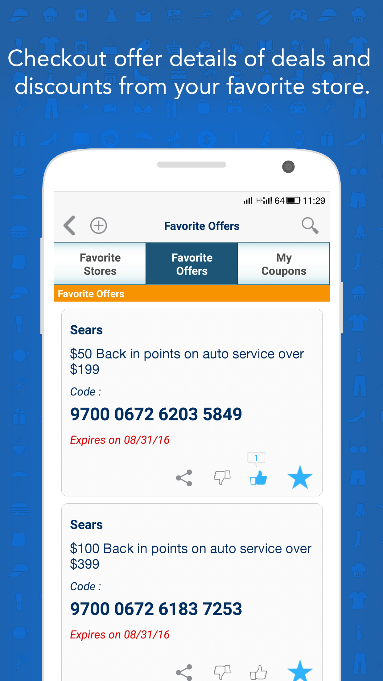 GeoQpons Shopping Coupons Screenshot 6 